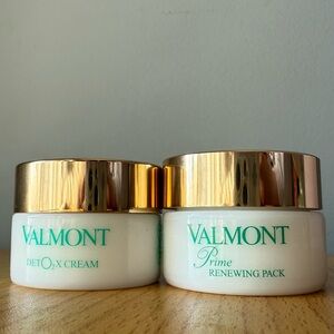 NEW Valmont Prime Renewing Pack + DETOX Face Cream Swiss Luxury SPA Skincare